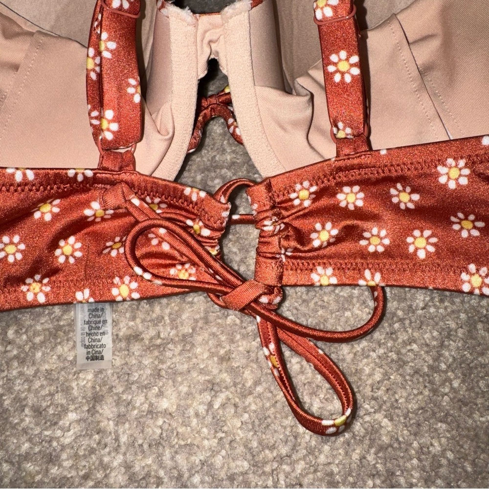 Orange Daisy Victoria’s Secret High Waist Bikini Set - Picture 7 of 10